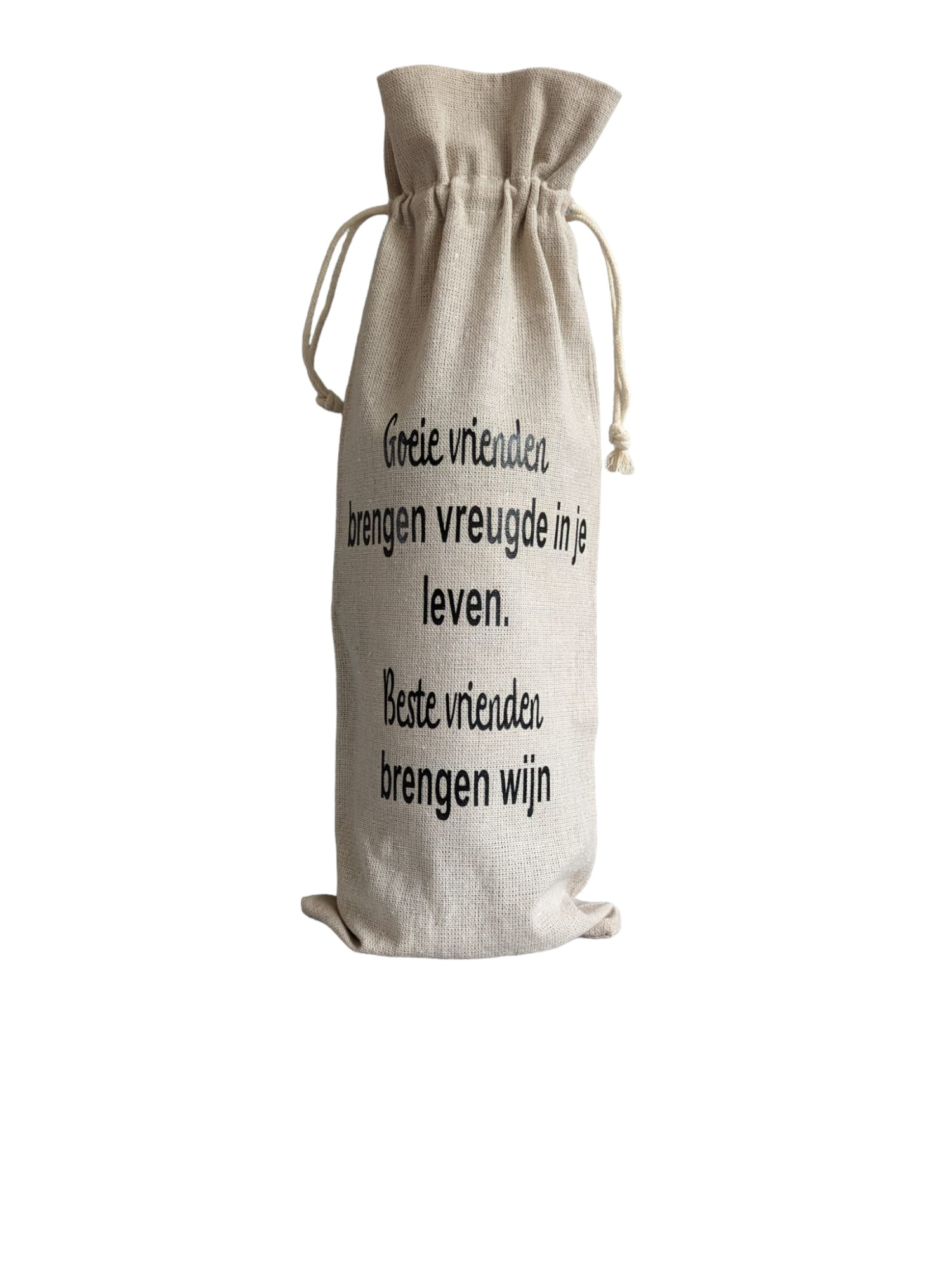Wijnzak | Goeie vrienden brengen vreugde in je leven